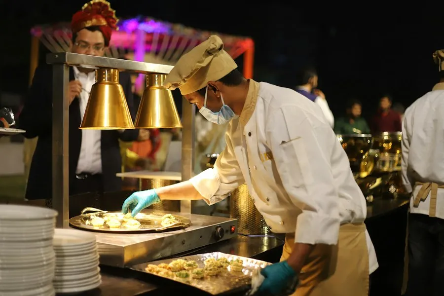 Photo event catering tips